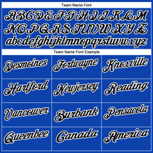 Load image into Gallery viewer, Custom Thunder Blue Black-White 3D Bowling Tattoos Performance Polo Shirt