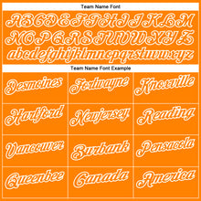 Load image into Gallery viewer, Custom Bay Orange City Cream-White 3D Bowling Geometric Square Shape Performance Polo Shirt