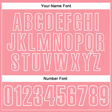 Load image into Gallery viewer, Custom Medium Pink Light Pink-White 3D Bowling Geometric Square Shape Performance Polo Shirt