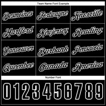 Load image into Gallery viewer, Custom Black White 3D Bowling American Flag Performance Polo Shirt