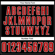 Load image into Gallery viewer, Custom Black Red-White 3D Bowling American Flag Performance Polo Shirt