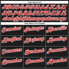 Load image into Gallery viewer, Custom Black Red-White 3D American Flag Performance Polo Shirt