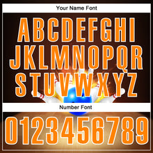 Load image into Gallery viewer, Custom Brown Bay Orange-White 3D Bowling Performance Polo Shirt