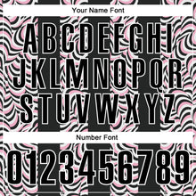 Load image into Gallery viewer, Custom Black Light Pink-White 3D Bowling Geometric Shape Performance Polo Shirt