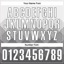 Load image into Gallery viewer, Custom White Steel Gray 3D Pattern Design Gradient Square Shape Performance Polo Shirt