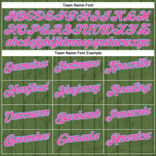 Load image into Gallery viewer, Custom Green Pink-Light Blue 3D Cornhole Performance Polo Shirt