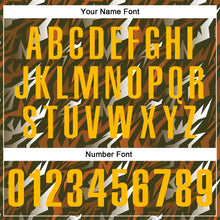 Load image into Gallery viewer, Custom Olive Gold 3D Cornhole American Flag Performance Salute To Service Polo Shirt