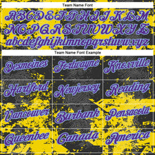 Load image into Gallery viewer, Custom Black Purple-Light Blue 3D Cornhole Splash Performance Polo Shirt