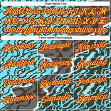 Load image into Gallery viewer, Custom Steel Gray Yellow-Red 3D Cornhole Fluid Performance Polo Shirt