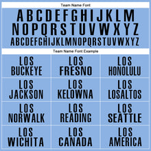 Load image into Gallery viewer, Custom Light Blue Black-White 3D Pattern Design Animal Tiger Performance Polo Shirt