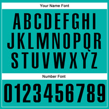 Load image into Gallery viewer, Custom Aqua Black-White 3D Pattern Design Animal Leopard Performance Polo Shirt