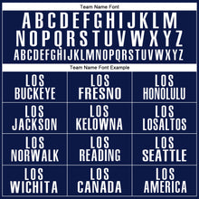 Load image into Gallery viewer, Custom Navy White-Gold 3D Pattern Design Animal Lion Performance Polo Shirt