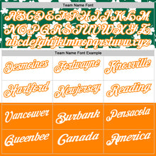 Load image into Gallery viewer, Custom Kelly Green White-Bay Orange 3D St. Patrick's Day Shamrock Performance Polo Shirt