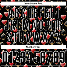 Load image into Gallery viewer, Custom Black White 3D Gambling Poker Performance Polo Shirt