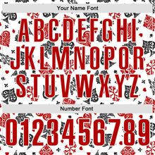 Load image into Gallery viewer, Custom White Red 3D Gambling Poker Performance Polo Shirt