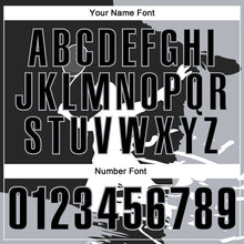 Load image into Gallery viewer, Custom Black Gray-White 3D Tennis Performance Polo Shirt