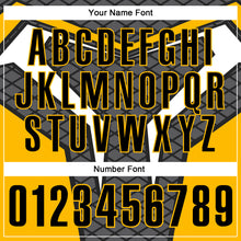 Load image into Gallery viewer, Custom Steel Gray Black-Gold 3D Tennis Performance Polo Shirt