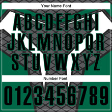 Load image into Gallery viewer, Custom Steel Gray Black-Kelly Green 3D Tennis Performance Polo Shirt