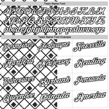 Load image into Gallery viewer, Custom White Black 3D Tennis Performance Polo Shirt