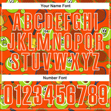 Load image into Gallery viewer, Custom Orange White 3D Tennis Performance Polo Shirt