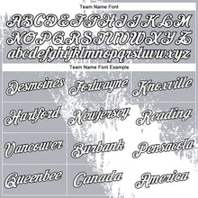 Load image into Gallery viewer, Custom White Gray-Black 3D Pattern Design Abstract Brush Stroke Performance Polo Shirt