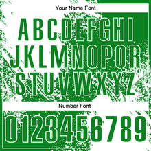 Load image into Gallery viewer, Custom White Grass Green 3D Pattern Design Abstract Brush Stroke Performance Polo Shirt