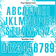 Load image into Gallery viewer, Custom White Lakes Blue 3D Pattern Design Abstract Brush Stroke Performance Polo Shirt