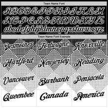 Load image into Gallery viewer, Custom Black White 3D Gradient Square Shape Performance Polo Shirt