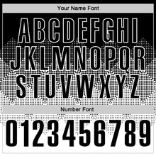 Load image into Gallery viewer, Custom Black White 3D Gradient Square Shape Performance Polo Shirt