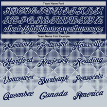 Load image into Gallery viewer, Custom Navy Silver 3D Gradient Square Shape Performance Polo Shirt