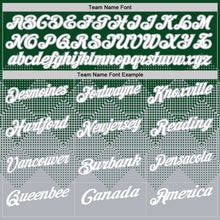 Load image into Gallery viewer, Custom Green White-Gray 3D Gradient Square Shape Performance Polo Shirt