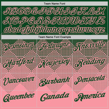 Load image into Gallery viewer, Custom Green Medium Pink 3D Gradient Square Shape Performance Polo Shirt