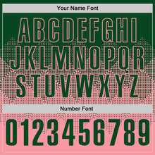 Load image into Gallery viewer, Custom Green Medium Pink 3D Gradient Square Shape Performance Polo Shirt