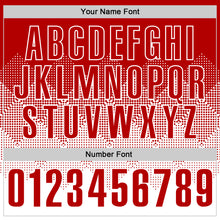 Load image into Gallery viewer, Custom Red White 3D Gradient Square Shape Performance Polo Shirt