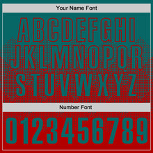 Load image into Gallery viewer, Custom Teal Red 3D Gradient Square Shape Performance Polo Shirt