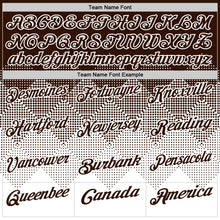 Load image into Gallery viewer, Custom Brown White 3D Gradient Square Shape Performance Polo Shirt