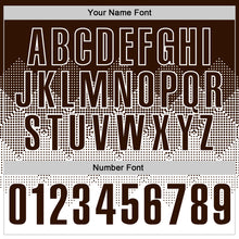 Load image into Gallery viewer, Custom Brown White 3D Gradient Square Shape Performance Polo Shirt