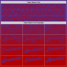 Load image into Gallery viewer, Custom Purple Red 3D Gradient Square Shape Performance Polo Shirt