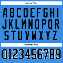 Load image into Gallery viewer, Custom Powder Blue Black-White Hockey Jersey