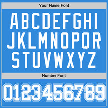 Load image into Gallery viewer, Custom Powder Blue White Authentic Basketball Jersey