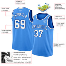 Load image into Gallery viewer, Custom Powder Blue White-Royal Authentic Basketball Jersey