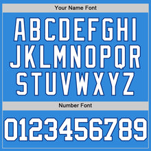 Load image into Gallery viewer, Custom Powder Blue White-Royal Authentic Basketball Jersey