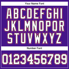 Load image into Gallery viewer, Custom Purple Black-Pink Mesh Authentic Throwback Baseball Jersey