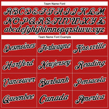 Load image into Gallery viewer, Custom Stitched Red Black-White Sports Pullover Sweatshirt Hoodie