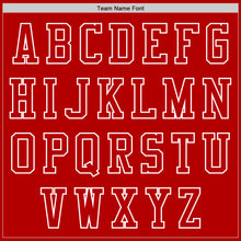 Load image into Gallery viewer, Custom Red White Authentic Baseball Jersey