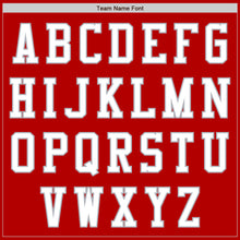 Load image into Gallery viewer, Custom Red White-Gray Authentic Baseball Jersey