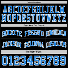 Load image into Gallery viewer, Custom Reversible Black Powder Blue-White Double Side Sublimation Basketball Suit Jersey