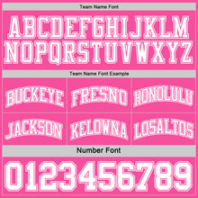 Load image into Gallery viewer, Custom Pink White Reversible Double Side Sublimation Basketball Suit Jersey