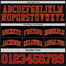 Load image into Gallery viewer, Custom Red Black-Old Gold Reversible Double Side Sublimation Basketball Suit Jersey