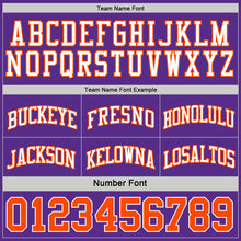 Load image into Gallery viewer, Custom Purple Orange-White Reversible Double Side Sublimation Basketball Suit Jersey